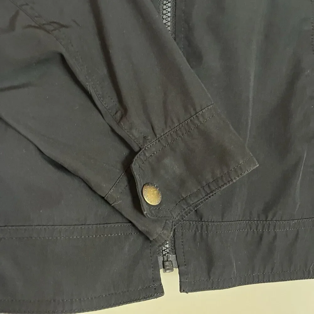 Polo Ralph Lauren Hooded  Windbreaker Jacket Black Zip‎ Up Youth XL 18-20
